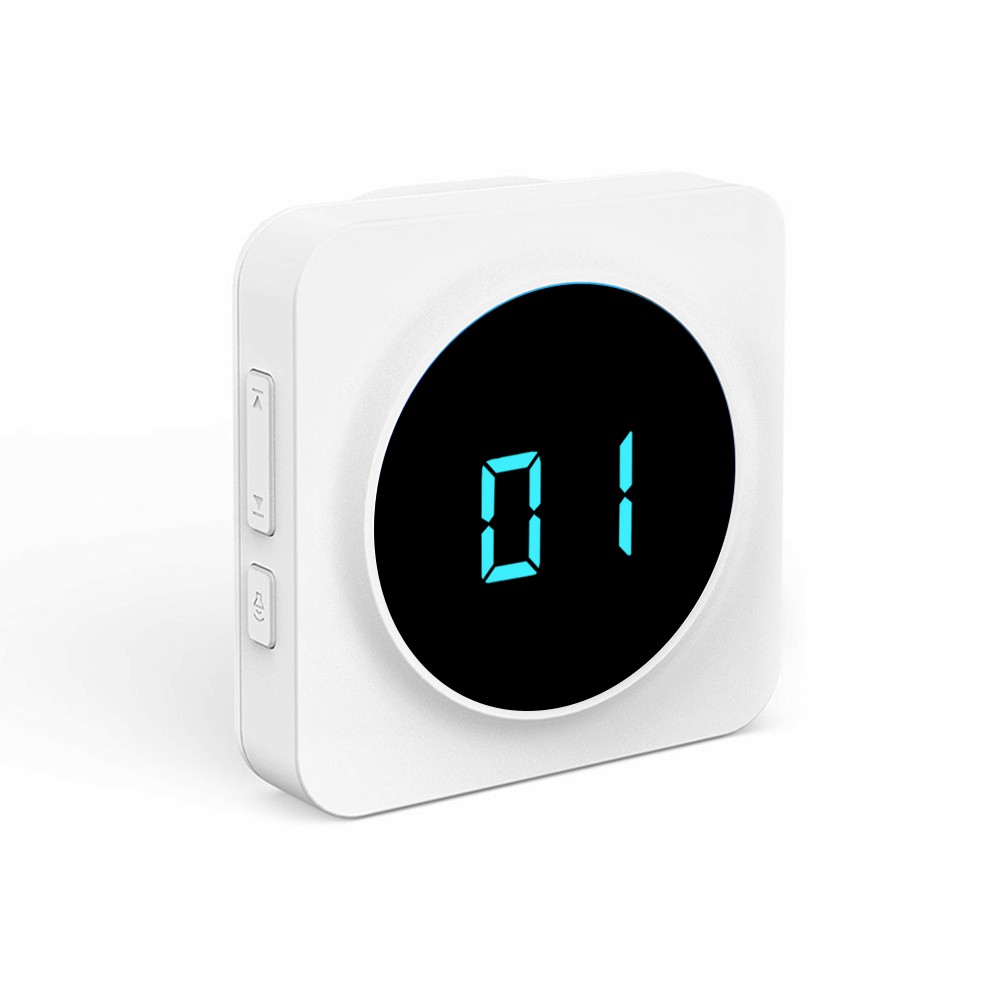 ALIBELL Digital Display Receiver for Kitchen to Call Waiters Pager Required 1 LED Number Display Receiver for Restaurant Buzzer System Waiter Calling System for Fast Food/Hamburger Joints/Hotel